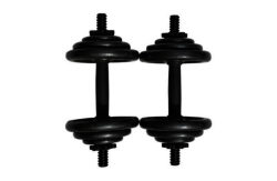 Pro Fitness Cast Dumbbell Set - 20kg